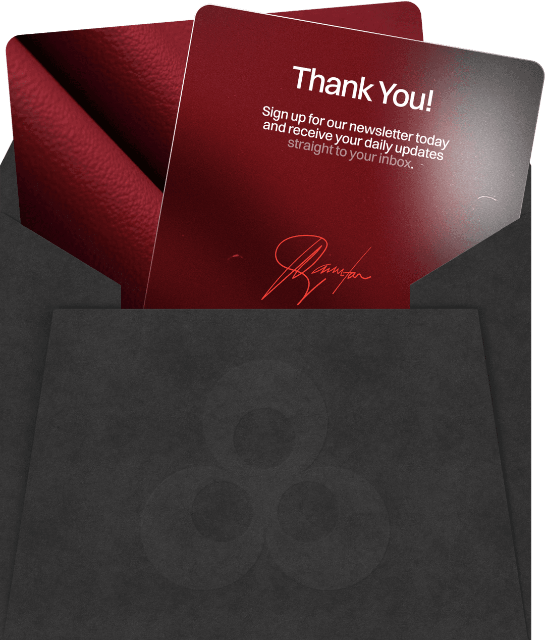Newsletter envelope